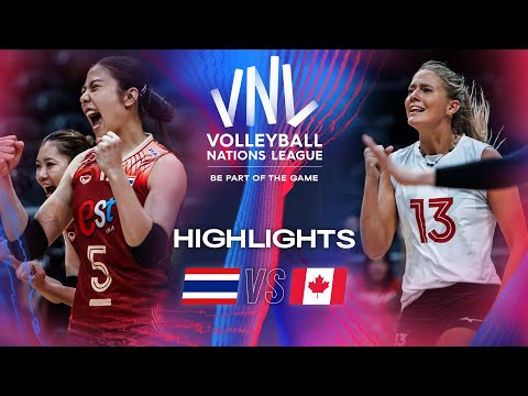 🇹🇭 THA vs. 🇨🇦 CAN - Highlights | Week 1 | Women's VNL 2024