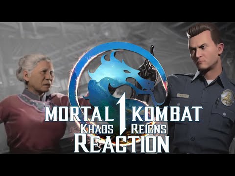 Mike Reacts: MK1 Khaos Reigns - T-1000 Gameplay Trailer