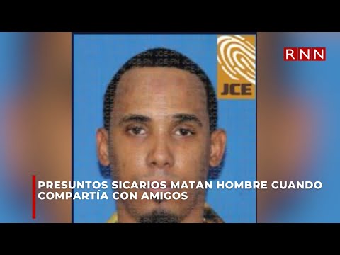 Presuntos sicarios matan hombre cuando compartía con amigos en Santiago
