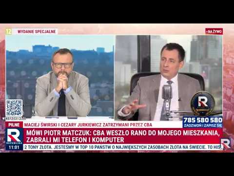 PILNE! Matczuk: CBA weszło rano do mojego mieszkania! Zabrali mi telefon i komputer!