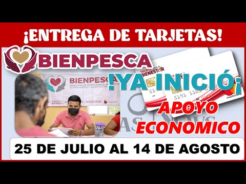 Entrega de Tarjetas a Beneficiarios BIENPESCA??; apoyo económico de $7,200 pesos