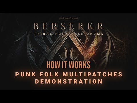 Berserkr: Tribal Punk Folk Drums  - Punk Folk - Multipatches Demonstration