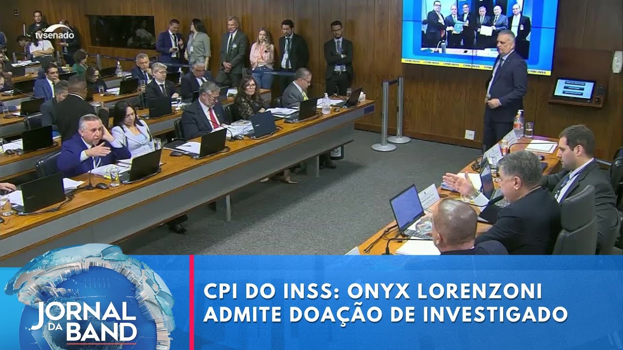 CPI do INSS Onyx Lorenzoni admite doação de investigado TV Online CPI do INSS Onyx Lorenzoni admite doação de investigado