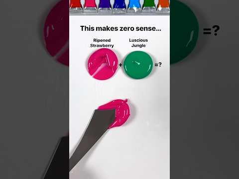 I was expecting brown…#colormixing #paintmixing #guessthecolor #mixing #mixingthings