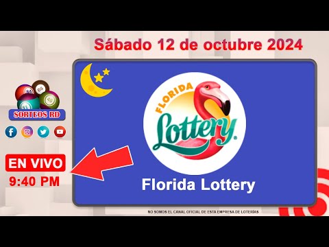 Florida Lottery EN VIVO ?Sábado 12 de octubre 2024-- 9:40 PM #loteriasdominicanas