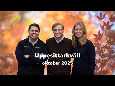 Uppesittarkväll 23 oktober – AKTIESNACK I TVÅ TIMMAR!