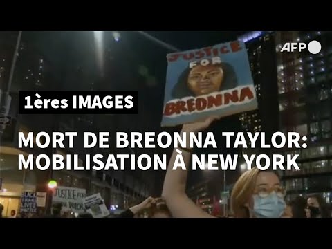Manifestation à New York contre l'accusation minimale pour la mort de Breonna Taylor | AFP Images