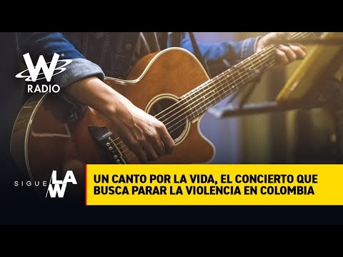 'Un canto por la vida', el concierto por la no violencia en Colombia