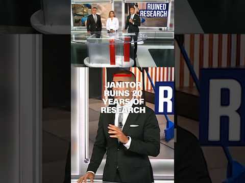 Janitor ruins 20 years of research