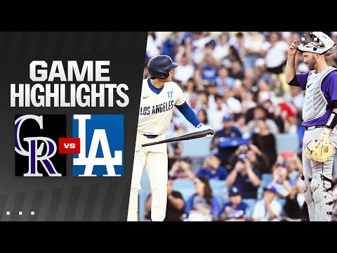 Rockies vs. Dodgers Game Highlights (9/21/24) | MLB HIghilghts