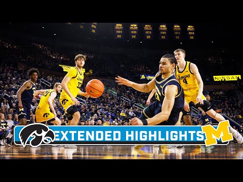 Iowa Vs Michigan: Extended Highlights | Big Ten Men's Basketball Game ...