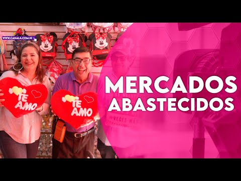 Mercados de Managua abastecidos de productos y artículos para celebrar el día del amor y la amistad