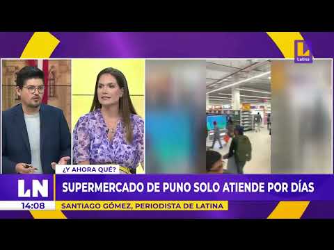Supermercado de Puno solo atiende por días debido a protestas