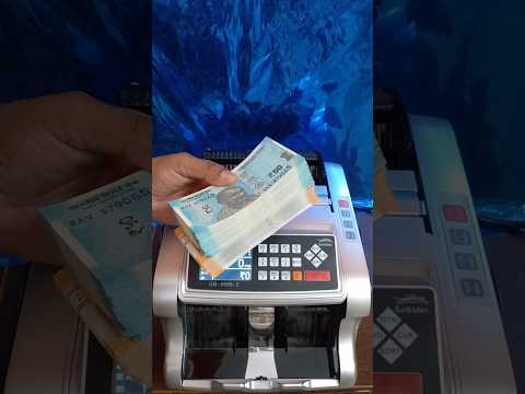 Counting 50 Rupees and Toy Currency Notes with Automatic Cash Machine 💵✨ #shorts #paisa #indian #rs