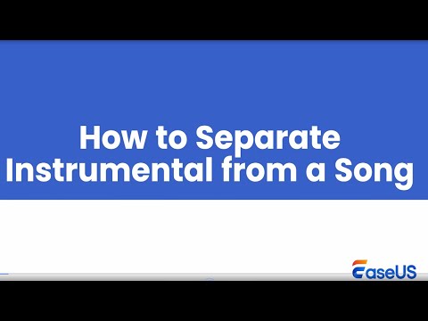 How to Separate Instrumental from a Song | the Easiest Way