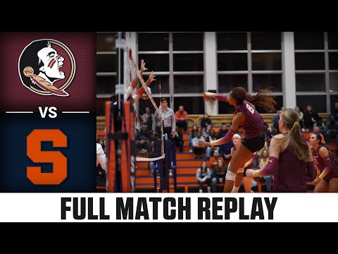 Florida State vs. Syracuse Full Match Replay | 2023 ACC Volleyball