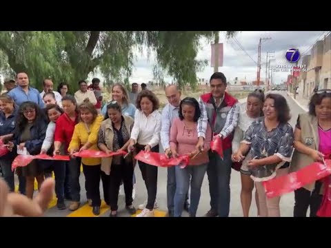 Inauguran calle Ponciano Arriaga e inician segunda fase, a través de Vialidades PotoSínas