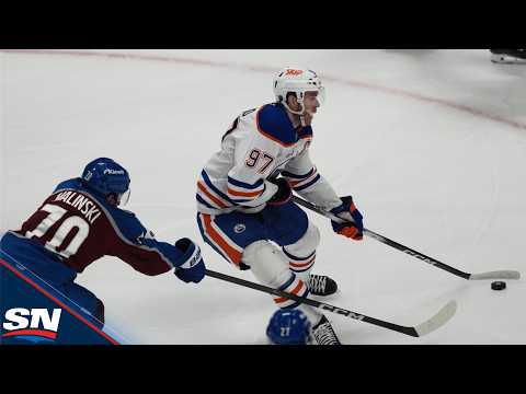 Connor McDavid Finishes On Give-And-Go Play With Leon Draisaitl Giving Oilers Late Lead