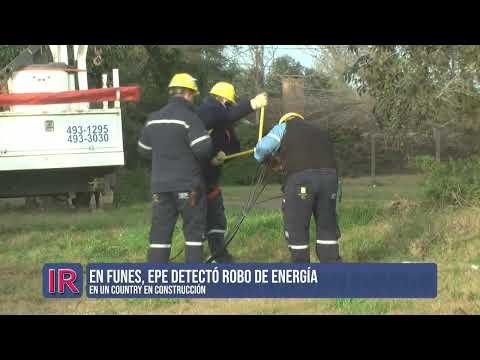 En Funes, EPE detectó robo de energía en un country en construcción