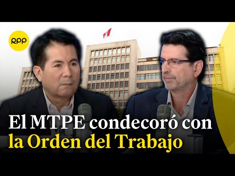 El MTPE condecoró con la Orden del Trabajo a empresas por 20 años de diálogo con resultados