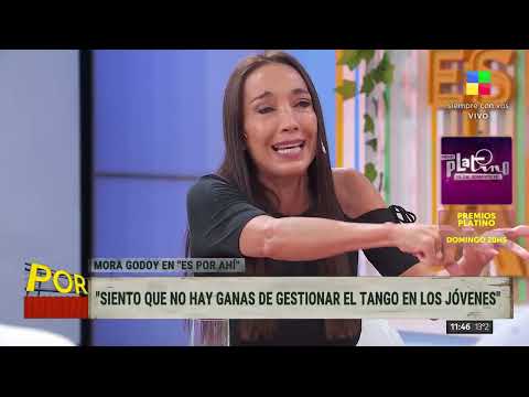 En el día de la danza: ¡Mora Godoy, una bailarina de lujo en Es por Ahí!