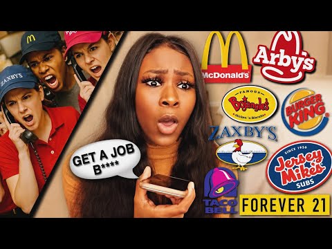 I Started BEEF W/FAST FOOD WORKERS😏📞 ( I GOT FREE FOOD)