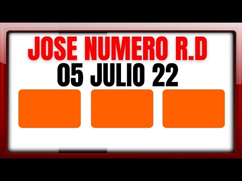 NÚMEROS DE LA SUERTE PARA GANAR LA LOTERIA HOY MARTES 5 DE JULIO DE 2022 - JOSÉ NÚMERO RD