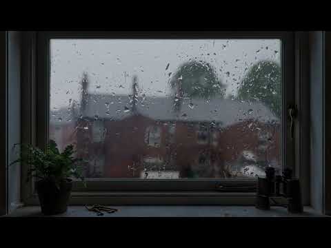 Cozy Rain on Window in England 🌧️ ASMR Sleeptight (No Music)