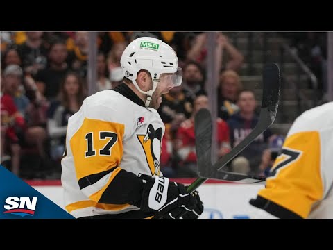 Penguins Bryan Rust Swats At Pass From Sidney Crosby for Sick One-Handed Finish