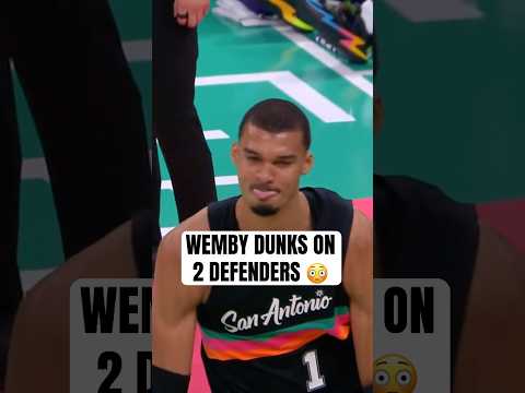 Wemby, oh my goodness 😱