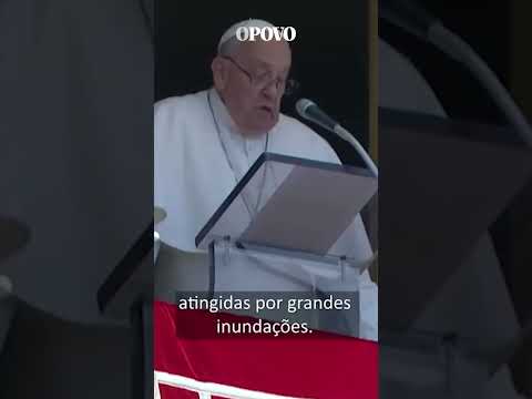 Papa Francisco faz oração pelo RS em missa no Vaticano #shorts