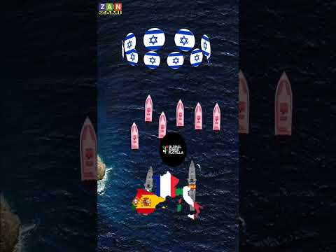 Gaza Flotilla Showdown 🌍 Some Ships Seized, Others Still Sailing by Israel