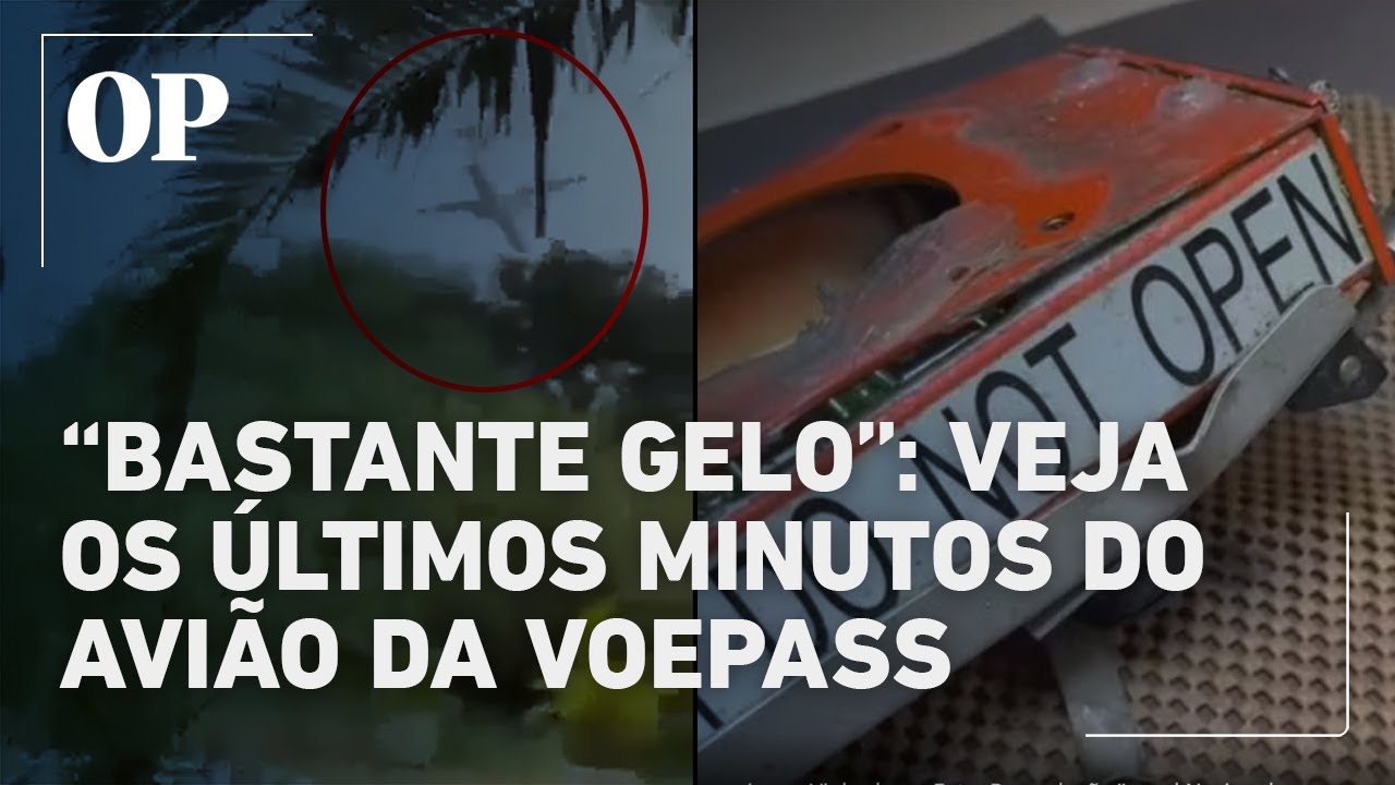 Pilotos da Voepass alertaram minutos antes de avião cair em Vinhedo interior de SP Bastante gelo