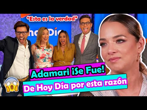 Adamari López ¡SE FUE! del programa Hoy Día y el PÚBLICO quiere saber por qué