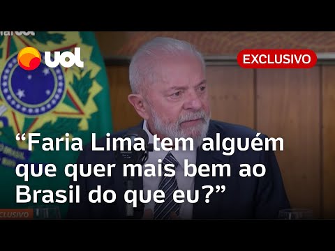 Lula critica: Faria Lima pensa no lucro, e o Brasil precisa ter alguém que pense no povo