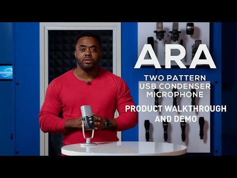 Product Walkthrough & Demo: AKG Ara Professional Two-Pattern USB Condenser Microphone