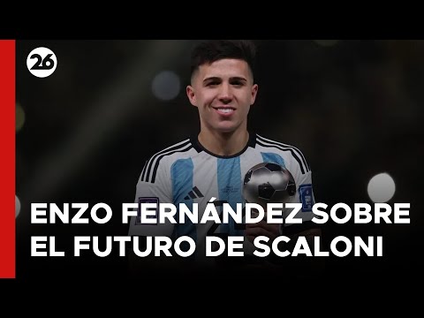 INGLATERRA | Enzo Fernández habló sobre el futuro de Lionel Scaloni en la Selección