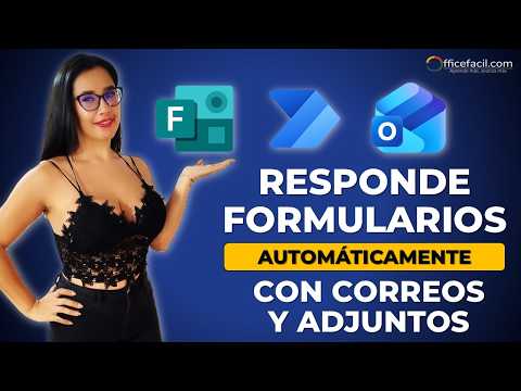 Responde Forms AUTOMÁTICAMENTE con correos y archivos adjuntos | Power Automate