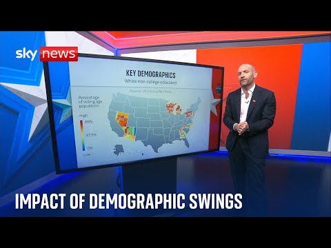The key groups who could decide who wins the US election
