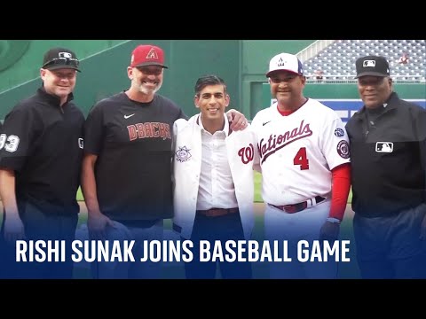 Brits at baseball: Prime Minister Rishi Sunak joins Washington Nationals game