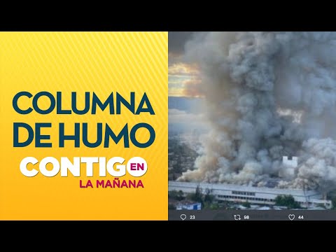 Gigantesco incendio en el Hospital San Borja - Contigo En La Mañana