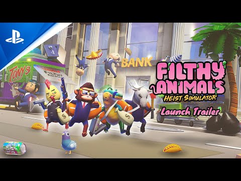 Filthy Animals | Heist Simulator - Official Launch Trailer | PS5 & PS4 Games