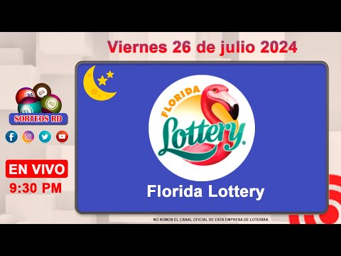 Florida Lottery EN VIVO ? Viernes 26 de julio 2024 -- 9:40 PM #loteriasdominicanas