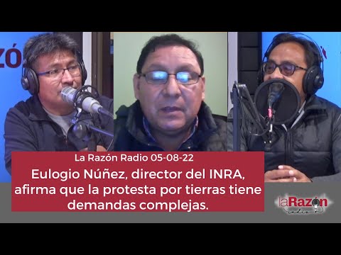 Eulogio Núñez, director del INRA, afirma que la protesta por tierras tiene demandas complejas.