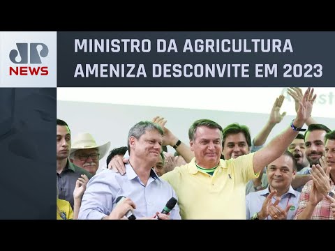 Abertura da Agrishow tem participação de Bolsonaro e Tarcísio