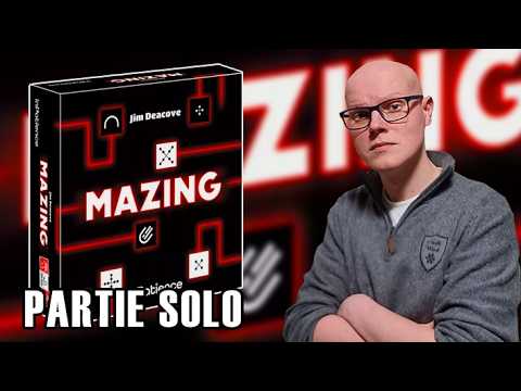 MAZING - Ce n'est pas mon genre de jeu, et pourtant ...! - Partie SOLO & AVIS