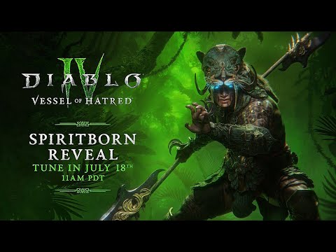 Diablo 4: New Class Spiritborn Reveal Livestream