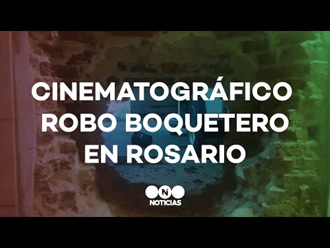 CINEMATOGRÁFICO ROBO BOQUETERO EN ROSARIO - Telefe Noticias