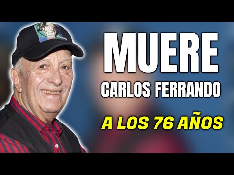 TRISTE NOTICIA Muere CARLOS FERRANDO periodista y COLABORADOR de TELEVISIÓN a los 76 años