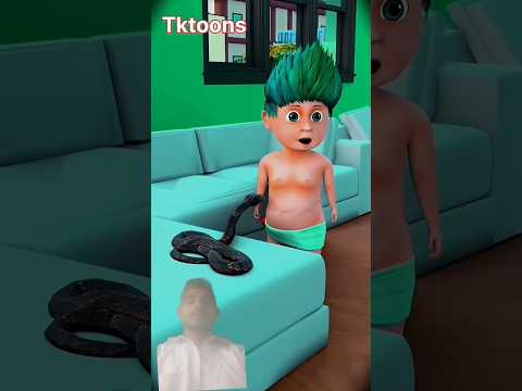 Pappu ka ghar sammp kahan se aa gaya 🦍😟 wait for end 🐍| Gulli Bulli | Cartoon | short | tmkoc |